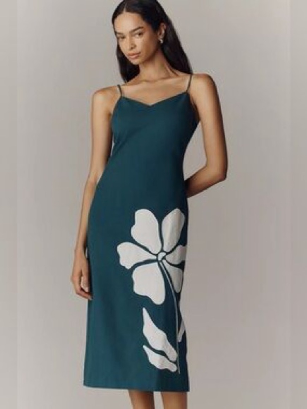 NWT Exquise Linen Midi Dress
